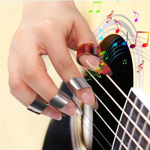 AUGSHY Guitar Slide,Guitar Accessories Kit Set - color: Multicolor 3