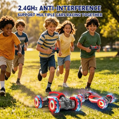 Remote Control Car - RC Drift Car Gesture Sensing Toy Boy Age 6-8-12 Gifts - color: Black
