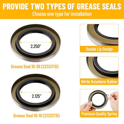 4 Sets Trailer Hub Wheel Bearing Kit 25580/25520 02475/02420 - size: 25580 02475-Set of 4