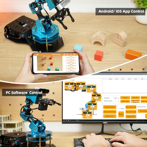 Hiwonder ROS2 Robotic Arm ChatGPT Large AI Models AI Vision Voice Control