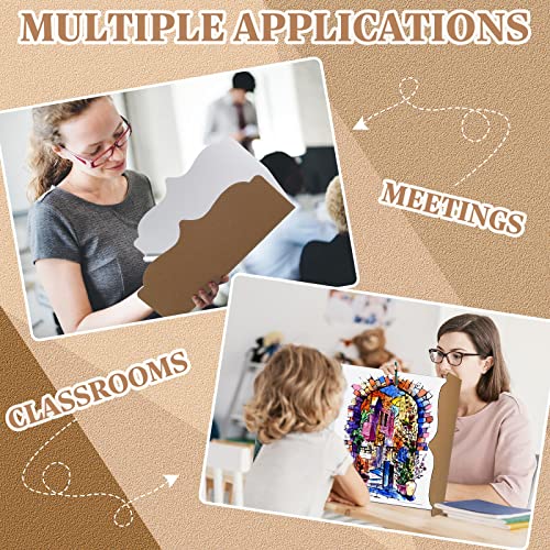 15 Pcs Small Trifold Poster Board Bulk 12 x 20 Inch Portable Trifold Posterboard Project Display Board Science Fair Foldable Presentation Cardboard for Photo Exhibition Meeting School(White) - color: White