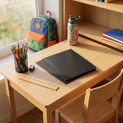 Oxford 2 Pocket Folders, 50 Pack, Black, School & Classroom Value Pack - color: Black