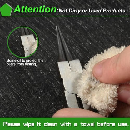 SPEEDWOX 4.5" Mini Round Nose Pliers, Thin Jaw Wire Looping for Jewelry - style: Round Nose Pliers