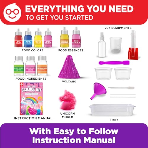 Doctor Jupiter Girls' First Science Experiments Kit for Kids Ages 4+ - style: Girls' First Science Kit Starter: 4+