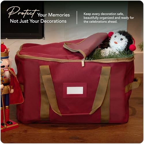 Covermates Treasurekeeper Storage Bag, Red - color: Red Heavy Duty Polyester, size: 25.5W x 13D x 18.5H - Without Wheels