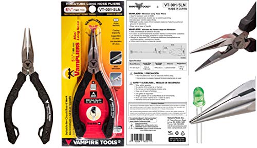 VAMPLIERS 4-PC 5" Precision Mini Pliers Set, ESD Safe, Made in Japan - style: 4-Piece 5" Precision Pliers Set