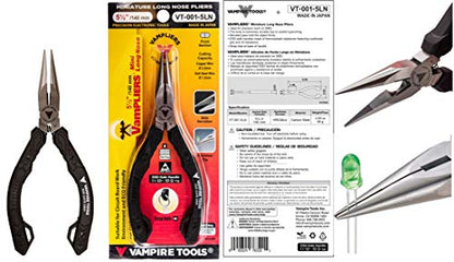 VAMPLIERS 4-PC 5" Precision Mini Pliers Set, ESD Safe, Made in Japan - style: 4-Piece 5" Precision Pliers Set
