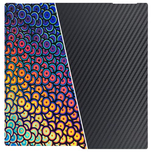 430x430mm for Kobra 3 Max Build Plate Smooth PET PEK - style: 430x430mm-max Colorful+Black
