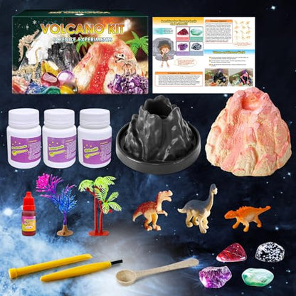 UNGLINGA Erupting Volcano Science Kit for Kids