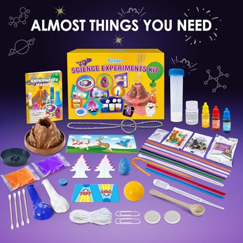 PATIFEED 50+ Lab Experiment Science Kit for Kids Chemistry Set S.T.E.M Toys