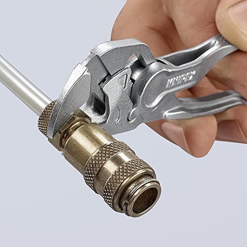 KNIPEX Tools 86 04 100 Pliers Wrench XS, 4", Silver - size: 4-Inch, style: Wrench