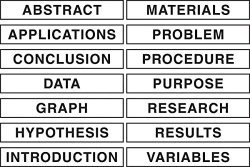 Pacon Presentation Boards (48" x 36") and Self-Adhesive Science Subtitles
