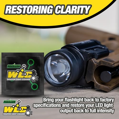 C+H Paragon OLC Optic Lens Cleaner – for Gun Sights, Optic Lens, Night Vision, and Scopes - style: Optic Cleaner Wipes 10pk + Light Cleaner Wipes 10pk Combo