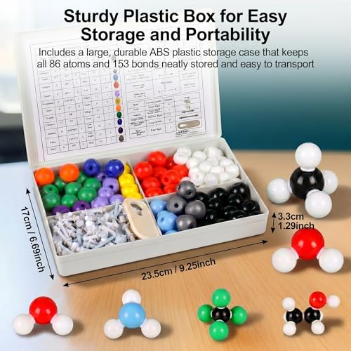 240 PCS Chemistry Molecular Model Kit for STEM Science Education Lab Gift