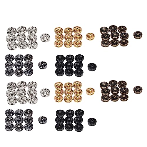 Mini Snap Buttons,Rust Proof Lightweight 100pcs Set,Metal Fasteners,Sew-on Replacement 5mm Mini for Women Men Dolls Skir
