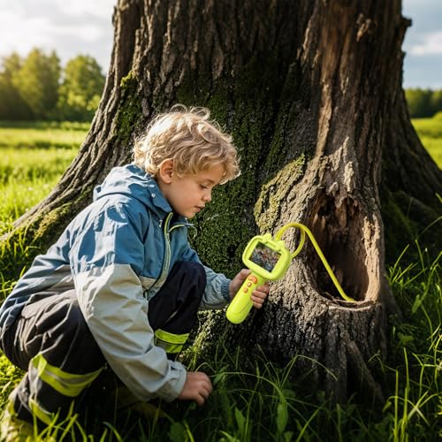 Borescope Camera Toy with Light for Kids, Waterproof STEM Explorer Scope, Fun Science Toy for Outdoor Nature, Perfect Birthday for Boys & Girls 4 5 6 7 8 9 10 Years Old