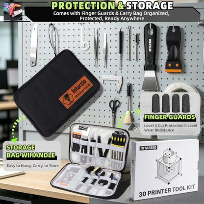50pcs 3D Printer Toolkit and Accessories for All FDM/SLA 3D Printers - style: Essential Version
