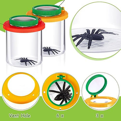 Libima 100 Pcs Bug Catcher Kit for Kids Outdoor Explorer Toys