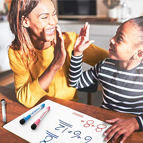 Nicpro Small Dry Erase Lapboard, 2 Pack Small White Board 12''x 16'' - color: White, size: 2 Pack 12 × 16 inches