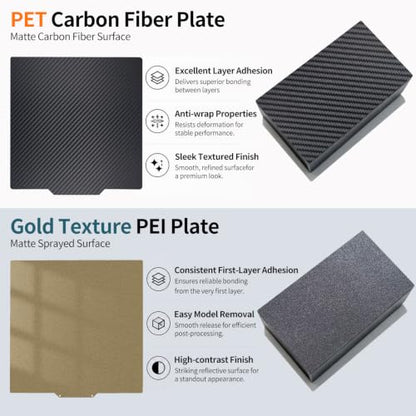 Upgraded Creator Pro 2 Build Plate PEI Sheer,232x152mm Double Sided Smooth/Textured PET+ PEI Spring Steel Print Plarform with Magnetic Bed for Creator Pro 2,QIDi X-pro 3D Printer. - size: 230x150