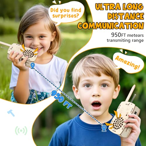 Stem Projects Walkie Talkies Toys for Boys Age 8-12 12-14 Science Kit