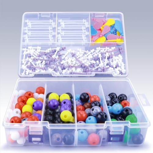 Chemistry Molecular Model Kit (304 Pcs) for Student and Teacher,Organic and Inorganic Chemistry Learning Set,Motivate Enthusiasm for Learning Chemic and Raising Space Imagination - color: 304pcs Kit