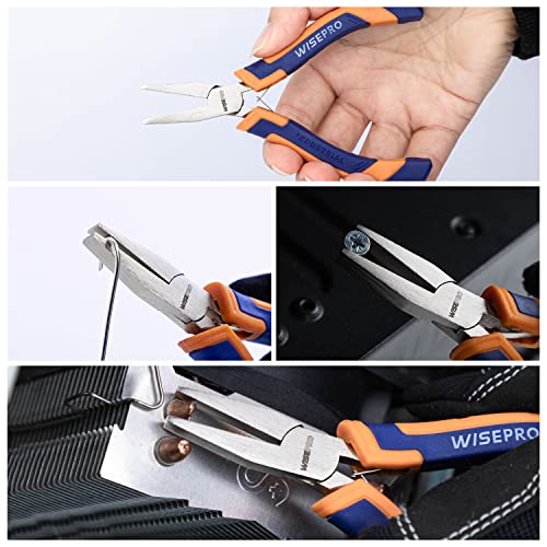 5 Inch Mini Flat Nose Pliers, Smooth Jaw Pliers, for Jewelry/Craft Making, Repairing - style: 5 Inch Flat Nose Pliers