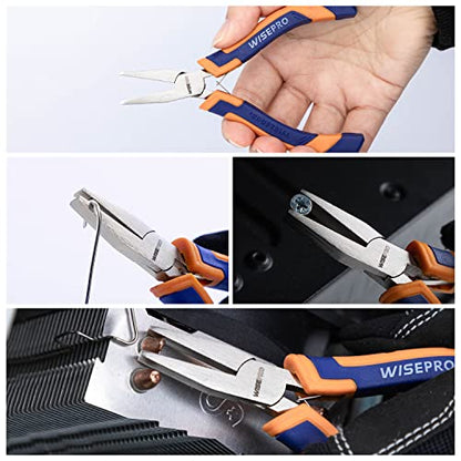 5 Inch Mini Flat Nose Pliers, Smooth Jaw Pliers, for Jewelry/Craft Making, Repairing - style: 5 Inch Flat Nose Pliers
