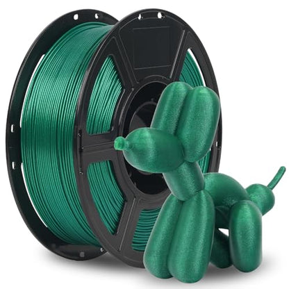 FLASHFORGE Rapid PLA Filament 1.75mm Aurora Green, 500mm/s High Speed Printing, 3D Printer Filament 1kg Spool, Dimensional Accuracy +/- 0.02mm, Enjoy Exceptional Print Quality - color: Aurora Green