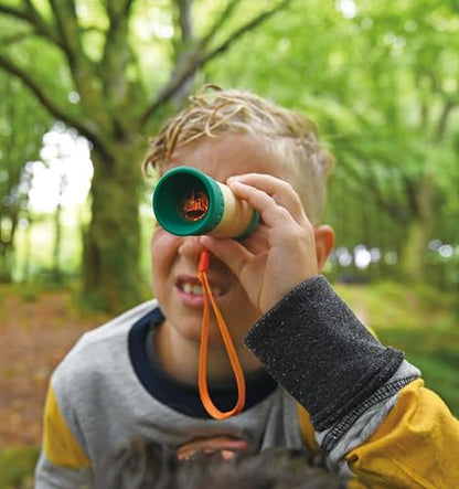 Hape Adjustable Telescope| Bamboo Spy Gear for Kids with 8X Magnification