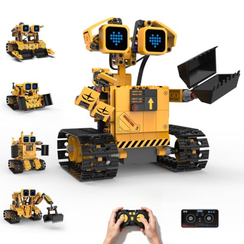 Remote Control Robot Building Kit STEM Gift for Boys Ages 8-14