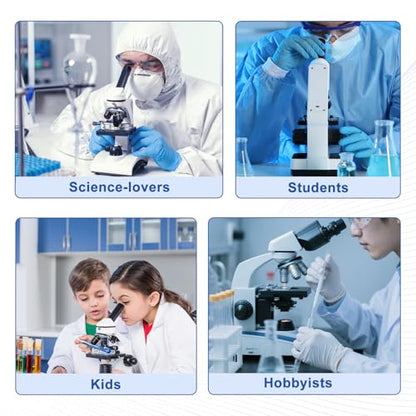 Glass Microscope Slides and Coverslips, 72 Slides + 100 Coverslips