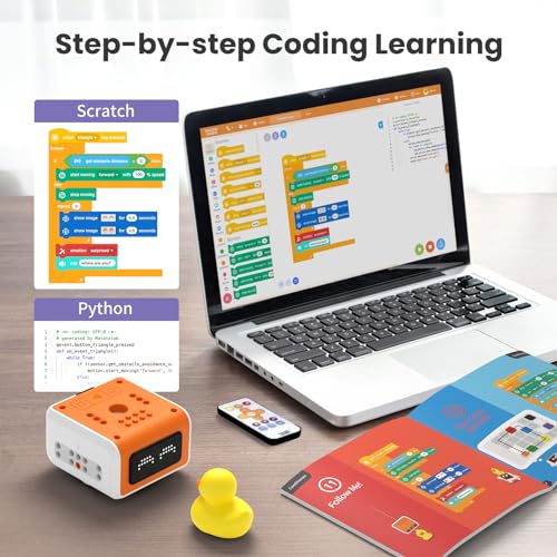 VinciBot Classroom Set, 6 Coding Robots for School STEM 8-12