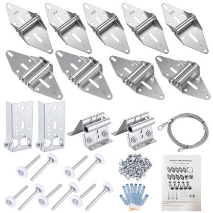 Garage Door Hardware Roller/Hinge/Top Bracket/Wire Rope for 7 Height Doors