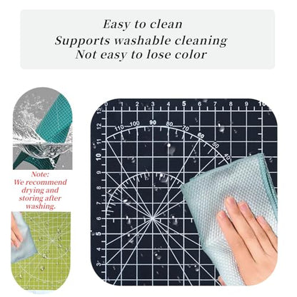 A5 Self-Healing Cutting Mat, Small Cutting Mat, Professional Double Sided Durable Cuttings Mats, Great for Hop Scrapbooking, Quilting, Fabric, Sewing Craft Projects (Black, A5) - color: Black