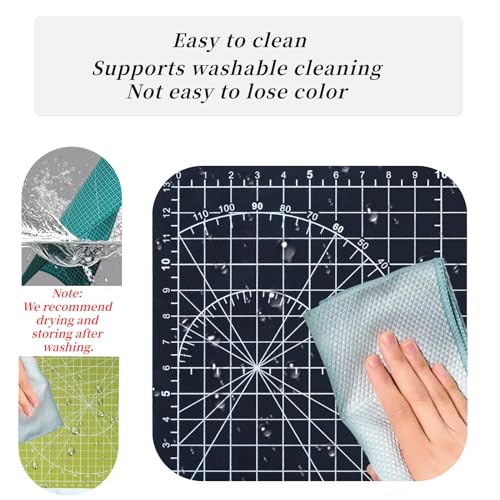 A5 Self-Healing Cutting Mat, Small Cutting Mat, Professional Double Sided Durable Cuttings Mats, Great for Hop Scrapbooking, Quilting, Fabric, Sewing Craft Projects (Mixed Colors, A5) - color: Mixed Colors