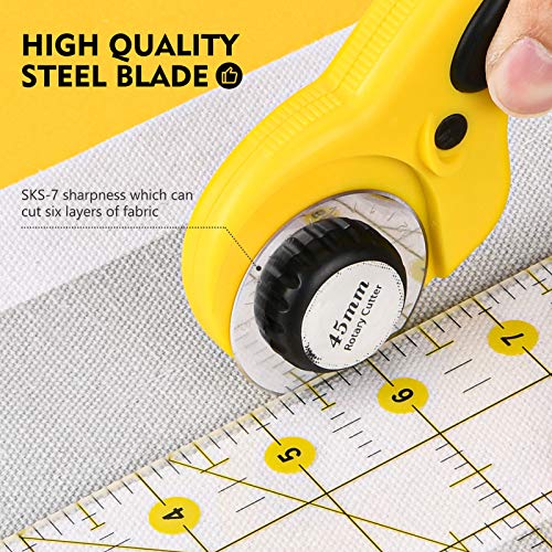 Magicfly Rotary Cutter Set, 45mm and 28mm
