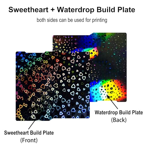 256x268mm Holographic Build Plate for Kobra 3 Combo/Kobra 3 V2 Combo - size: 256x268mm
