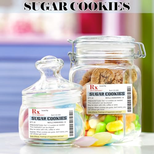 Kigeli 60 Pcs Sugar Cookies Labels Stickers Nurse Graduation Party Favors - style: Sugar Cookies