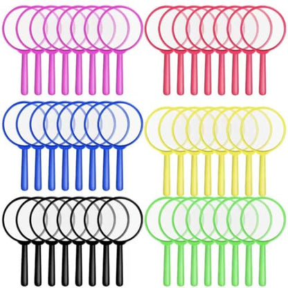 48Pcs Colorful Kids Magnifying Glasses, Mini Hand Lens - size: 48pcs