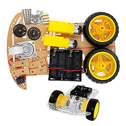 Avoidance Tracking Motor Smart Robot Car Chassis Kit Speed Encoder Box 2WD Module