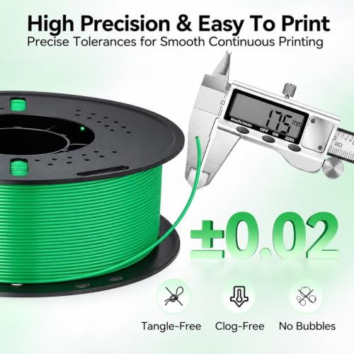 Kingroon 16KG PLA Filament Bundle 1.75mm 3D Printer Filament Multicolor Pla Filament Bulk for Most 3D Printer, Dimensional Accuracy +/- 0.02 mm, 1kg Spool,16 Rolls,16 Colors - color: 16*1kg (Black+white+gray+red+blue+green+yellow+purple+skin+silver+transp
