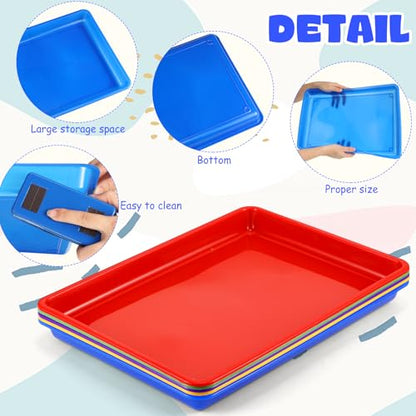 Hoteam Mix 5Pcs Paper Trays for Classroom Turn in Paper Tray, 16x12x1inch - size: 16x12x1inch