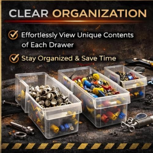 Quantum Storage Systems PDC-60BK 60 Drawers Cabinet Part Organizer 19" H x 15" W x 7" D - style: 60 Drawers