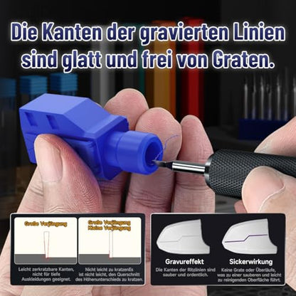 stedi Model Scriber 0.15mm Tungsten Steel Blade Panel Line Tool - style: Blue+0.15mm