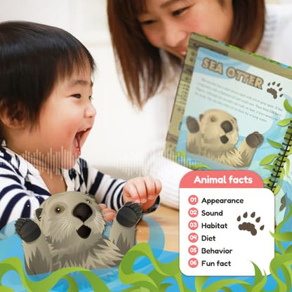 BEST LEARNING Book Reader Animal Kingdom - Interactive Talking Sound Toy