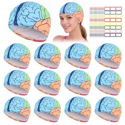 Janmercy Brain Hat for Teaching Human Anatomy Learning - color: Blue