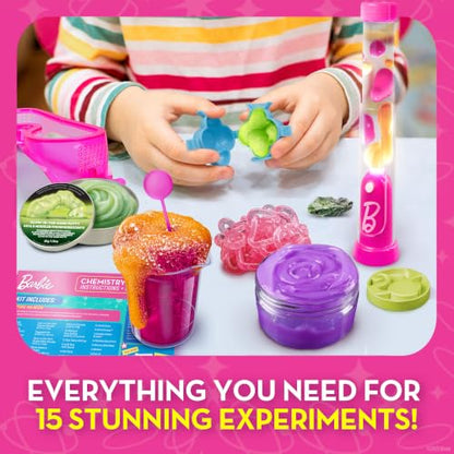 Barbie Chemistry Science Kit with 50 Experiments for Kids Ages 8-12