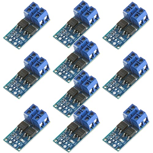 10PCS DC 5V-36V 15A 400W Dual MOSFET Trigger Switch Drive Module - style: 10PCS FET 1