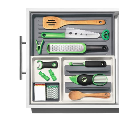 OXO Good Grips Drawer, Large Expandable Kitchen Tool Organizer - size: Large Expandable (Pack of 1), style: Kitchen Tool Organizer